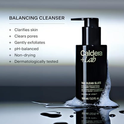 Caldera + Lab The Regimen Rich + Eye Defense | Men's 4 Piece Skincare Set | Includes face serum, cleanser, moisturizer & eye serum. Hydrates skin and refreshes tired-looking eyes - size: 4-Piece Skincare Kit
