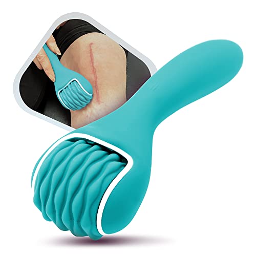 Scar Tissue Massager for Post-Surgery Recovery, Silicone Ice Massage for Post-Surgery Incision Swelling and Soreness, Vibrating Joint Roller for Improved Range of Motion Designed by Physical Therapist