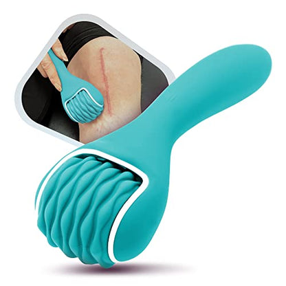 Scar Tissue Massager for Post-Surgery Recovery, Silicone Ice Massage for Post-Surgery Incision Swelling and Soreness, Vibrating Joint Roller for Improved Range of Motion Designed by Physical Therapist
