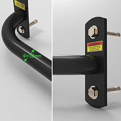 Wall Mounted Pull Up Bar and Dip Station,Multifunctional Chin Up Bars Heavy Duty Strength Training Fitness Bar,Max Load 550 Lb