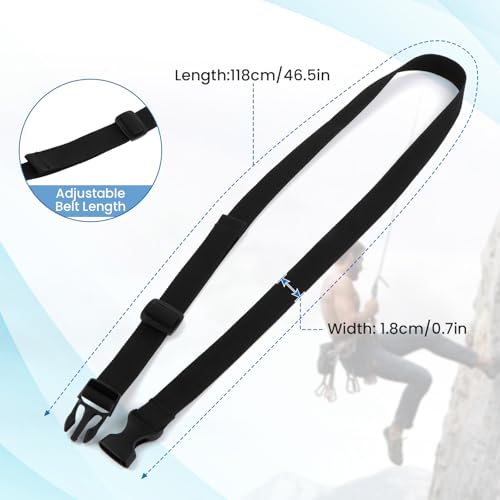 Chalk Bag Bucket Strap with Clip Buckle,Lightweight Chalk Bag,Rock Climbing Gear for Gym,Climbing,Athletics