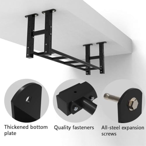 Wall-Mounted Pull-Up Bar – Steel Indoor/Outdoor Climbing Frame, Multifunctional Strength Training Equipment, 2 Styles Available