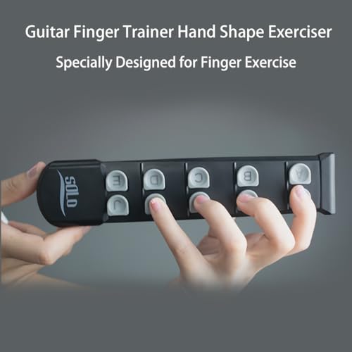 Guitar Finger Trainer Hand Shape Exerciser Teaching Aid Practice Tool Guitar Scale Assistant Improve Dexterity Develop Calluses - color: Guitar Trainer