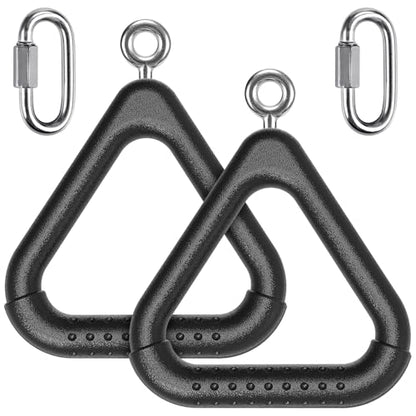 Dolibest Monkey Bars Trapeze Bar Kids Monkey Bars Playground Trapeze Bar Rings Swing Sets for Backyard with Monkey Bars Ninja Course for Kids Outside Playset Monkey Bars (2Pcs), Black - color: Black1-2 Pack