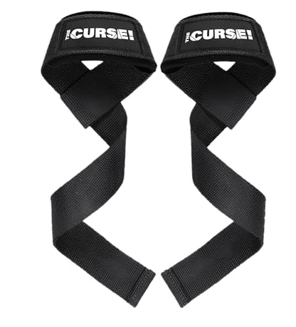 JNX Sports The Curse! Lifting Straps | 23″ Neoprene Wrist Support Weightlifting & Powerlifting Straps for Deadlifts, Rows & Gym Workouts
