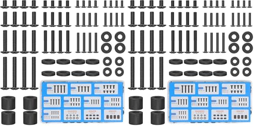 MOUNTUP Universal TV Mounting Hardware Kit Fits Most LED LCD OLED 4K TVs, Includes M4 M5 M6 M8 TV Screws, Spacers, Washers for TVs/Monitor Mounting up to 80 inches, MU0041 (Pack of 2) - size: 6mm (Pack of 2)