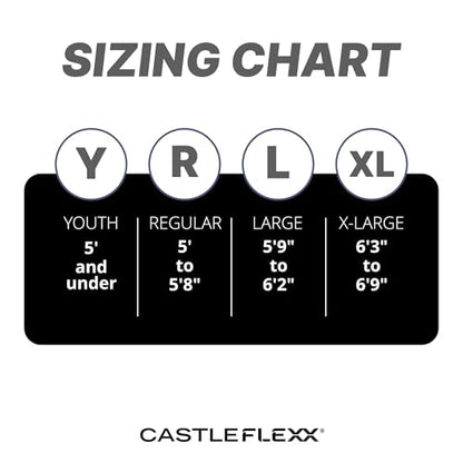 CastleFlexx Mobility and Full Body Strengthening Device - color: Black, size: Standard 5'0 - 5'8