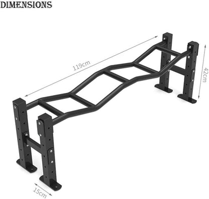 Beam Climbing Frame Pull-up Bars Wall-Mounted Chin Up Bar Home Gym Workout Strength Training Equipment Load 300kg,