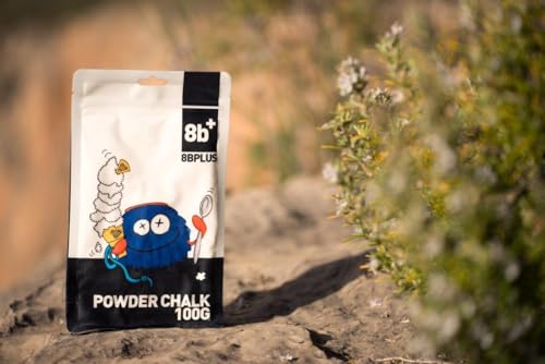 8BPLUS Chalk for Climbing, Bouldering - Premium Quality - No Fillers or Drying Agents - style: 100G Powder