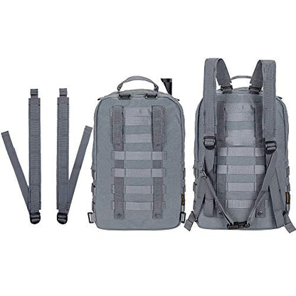 EXCELLENT ELITE SPANKER Outdoor Hydration Backpack Bundle Packs Water Bladder Carrier for 3L Water Bladder - color: Grey