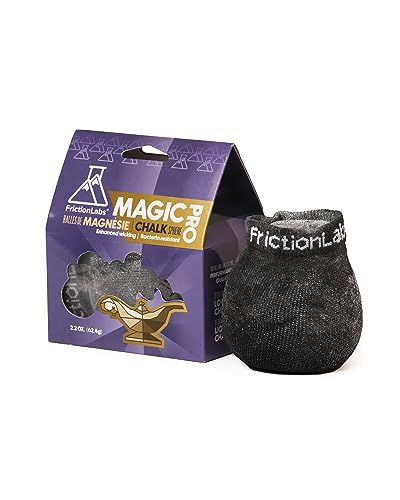 Friction Labs Bundle - Includes 2.2 oz Magic Pro Chalk Ball + 5 Individual Gym Chalk Discs - Ideal for Rock Climbing, Bouldering, Weightlifting, Gymnastics, and Indoor or Outdoor Training