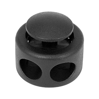 DYZD Plastic Double Hole Cord Lock Spring Stoppers for Drawstring (10PCS) - size: 10P