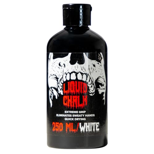 Zone Athletics Premium Liquid Chalk for Powerlifting, Climbing, Weightlifting - color: White (8 oz)
