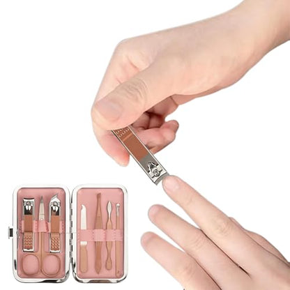 Manicure Set Personal Care Nail Clipper Kit Professional Manicure Pedicure Set Mens Accessories Personal Care Nail Grooming Present for Men Husband Boyfriend Parent, Rose Gold - color: Rose Gold