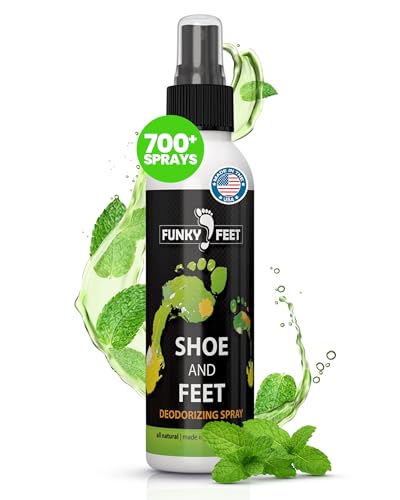 Shoe Deodorizer Spray - Foot Spray 4oz - Foot Deodorant Extra Strength - Shoe Odor Elimination - Essential Oils Blend for Sweaty Feet - 100% Natural and Organic - Made in USA