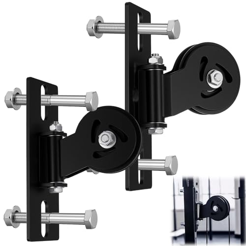 Soulchen Cable Pulley System for Squat Racks Power Rack Pulley Attachment Fits 1" or 5/8" with Extended Slot Design Heavy-Duty 180° Swivel Polea for Home Gym Workout Strength Training Fitness