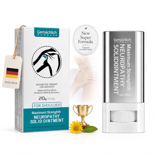 Shoulder Pain Relief & Rotator Cuff Care, NDC Listed Fast-Acting Arnica Ointment Stick for Muscle Stiffness, 2026 Upgraded Touch-Free Solid Balm with Camphor & Hypericum Perforatum Oil 0.71oz - color: Shoulder