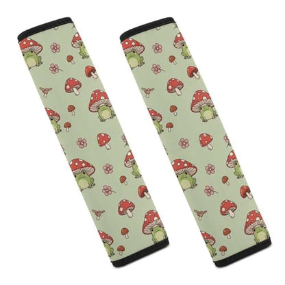 2PCS Breathable Car Seat Belt Pad for Elderly Support, Stroller Pushchair High Chair, Cute Frog Seat Belt Cushion, Anti-Slip Pad - color: Pattern 886
