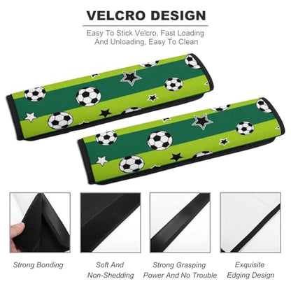 2 Pack Universal Fit Seat Belt Shoulder Pad for Kids, Car Seats Pushchair Strollers High Chair Pushchair, Sports Soccer Shoulder Protector, Anti-Slip Pad - color: Pattern 235