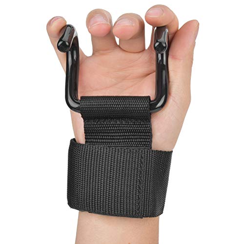 Weight Lifting Hook Training Gym Grips Straps with Wrist Support for Secure Lifting Multi Layer Ribbon Design for Firm Hand Binding Material for Durability Pe
