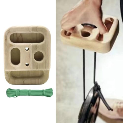 Portable Climbing Hangs Board Light Weight Indoor Outdoor Wood Hangs Board Finger Training Board Finger Grip Strengthene