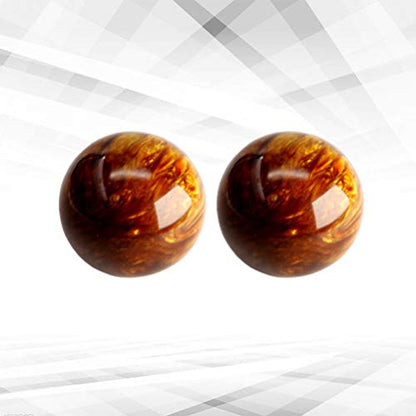 Hand Massage Balls for Elderly Hand Therapy and Fitness Handball Set Solid Resin Exercise Balls for Muscle Movement Flexibility and Relaxation 2 Pack 2 Inch