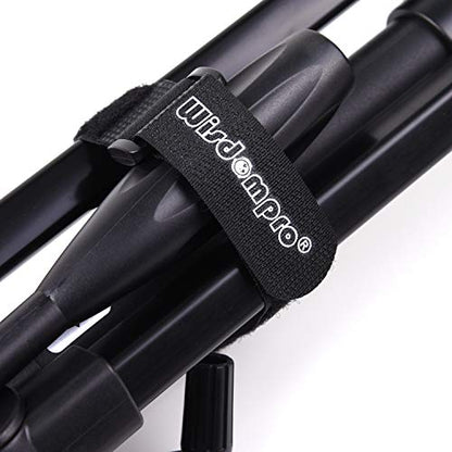 Wisdompro 20 Pack (8 12 18 24 Inch) Hook and Loop Tie Down Strap Heavy Duty | Durable Nylon, Reusable, Long, Wide, Black, Functional, Adjustable Fastening Cinch Strap Cable Cord for Home, Office, Outdoor - size: Mixed Size, 20 Pack