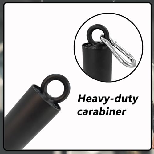 LOOEEL Weight Loading Pin with Heavy-Duty Hook and Loop,Suitable for Gym Equipment Such as 2-inch Olympic Weight Plates,Rope Pulley Systems,and LAT Pull Down Training.