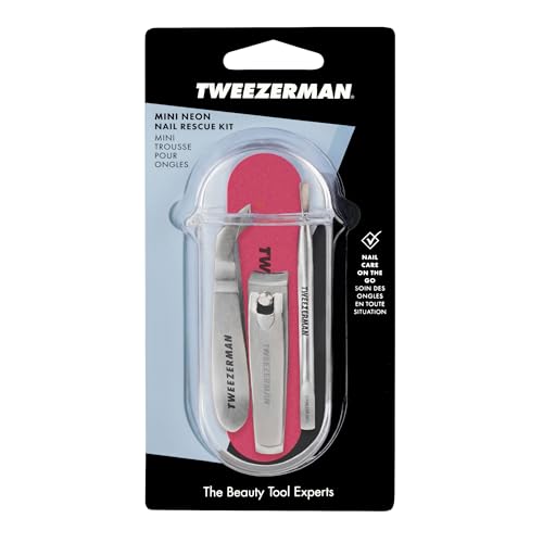 Tweezerman Mini Neon Nail Rescue Kit - style: Neon Rescue Kit