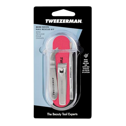 Tweezerman Mini Neon Nail Rescue Kit - style: Neon Rescue Kit