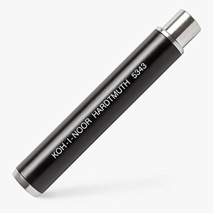 KOH-I-NOOR 5343 - Chalk holder made of metal for round 9-10 mm chalk, black - 1 PIECE - size: 1 Count (Pack of 1)