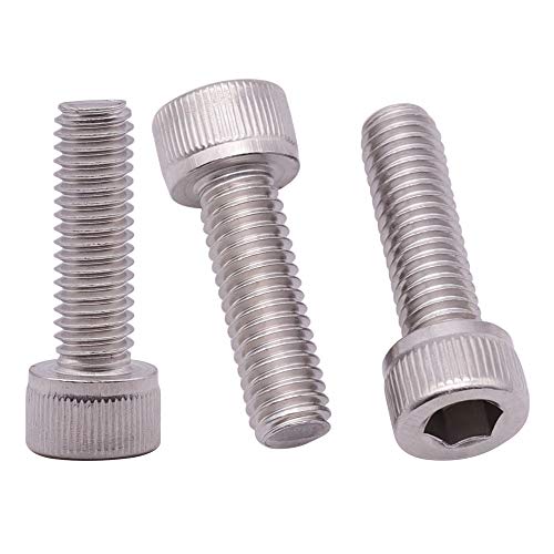 1/4"-20 x 3/4 inch Stainless Socket Head Cap Screws, 304 Stainless Steel 18-8, Allen Hex Drive, Full Thread Coverage, 30 Pack - size: 1/4-20 x 3/4"
