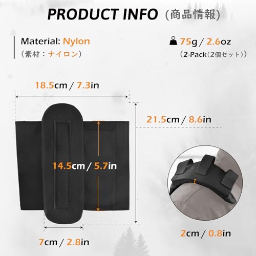 Bag Shoulder Strap Replacement Adjustable Strap with Padded Metal Hooks for Crossbody Bags Messenger Bags Laptops - color: 03# Black Pad Only - 2 Packs