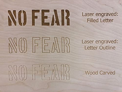 8"x34" Horizontal Climbing Pegboard. New Custom Engraving Options!