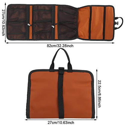 Climbing Gear Organizer, Climbing Gear Storage Bag Portable Quickdraw Hanging Storage Pouch Nylon Equipment Bag for Rock Ice Climb