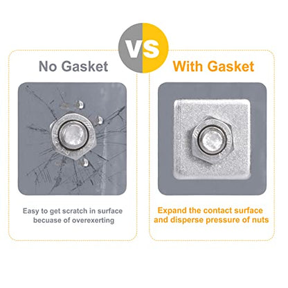 50 Pcs Galvanized Square Washer Plate Fastener Hardware 1/2(ID) X 3/2 X3/2 (Square OD) X 1/7 (THK) inch for 7/16 Bolt - size: 1/2(ID) X 3/2 X3/2 (Square OD) X 1/7 (THK), style: Galvanized