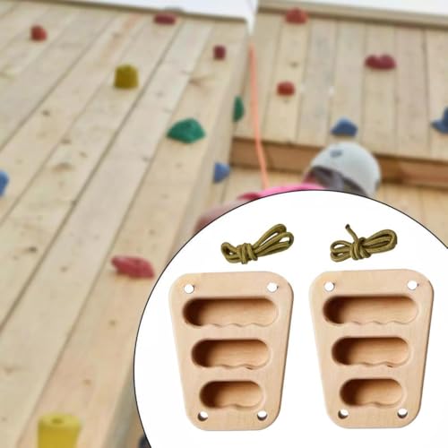 Climbing Hangboard Pull up Fingerboard with Hanging Ropes Hand Wrist and Forearm Strengthener for Men Women Indoor Outdoor
