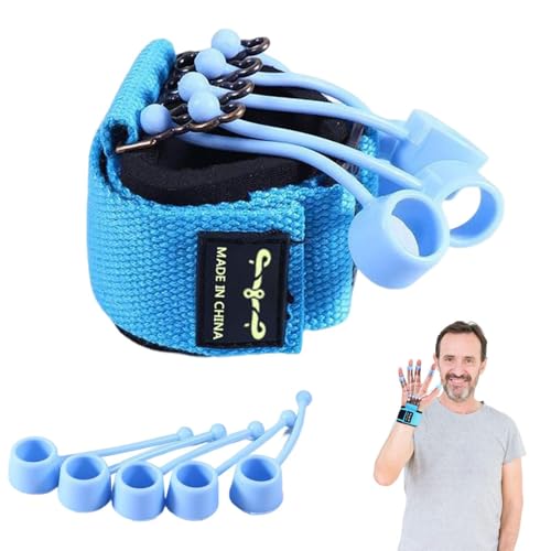 Silicone Finger Trainer Silicone Reusable Grip Strength Trainer | Finger Exerciser for Wrist Physical Rehabilitation, Adults Hand Cramps Recovery, Men Women - color: 40 pounds