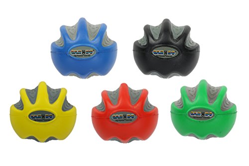 Cando-34973 Digi-Squeeze Hand Exerciser, Large, Set of 5 Pieces (Yellow, Red, Green, Blue, Black), No Rack - color: Set of 5 Pieces (Yellow, Red, Green, Blue, Black), No Rack, size: Large