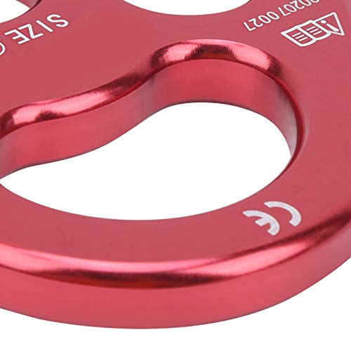 aqxreight Rope 3 Holes Force Rigging Plate Divider Finger Force Clim EquipmentBlack Each and of The Rigging Plate Minimize Wear and 3 Holes Rigging PlateRigging Plate Divider Plate3 - color: Wine Red