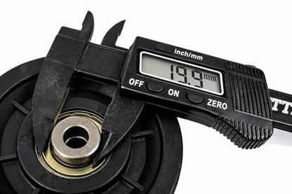 Tech Team Replacement Pulley for Home Gym Fitness Machines, 2 Pulleys, 90mm / 3.5" Heavy Duty Cable Pulley Wheel with Bearing, Weight Machines & Exercise Cable Systems, 939