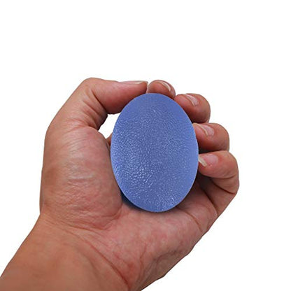 Multiple Resistance Therapy Exercise Gel Squeeze Balls for Hand Finger Wrist Muscles Arthritis Grip Exerciser Strengthening - color: Oval Ball