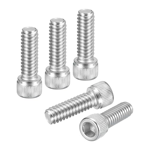 DTGN 1/4"-20x3/4 Socket Head Cap Screws Bolts - 50Pack - Good for Road Bicycle, Mountain Bike, Auto, Motorcycle - 304 Stainless Steel Hex Head Metric Screws - Silver - size: 1/4"-20x3/4"