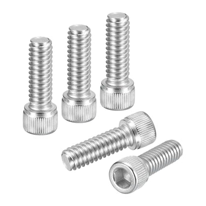 DTGN 1/4"-20x3/4 Socket Head Cap Screws Bolts - 50Pack - Good for Road Bicycle, Mountain Bike, Auto, Motorcycle - 304 Stainless Steel Hex Head Metric Screws - Silver - size: 1/4"-20x3/4"