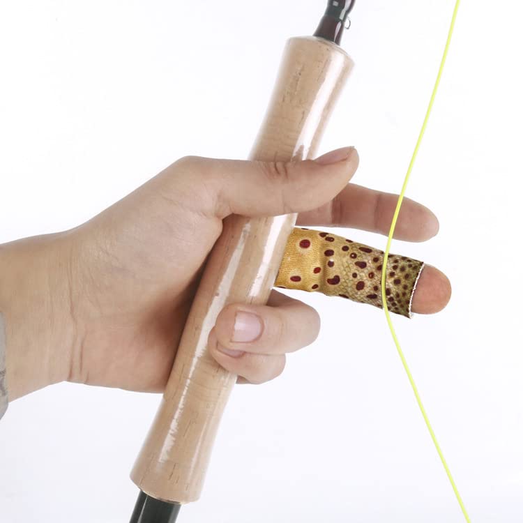 Fishing Finger Protector 3Pcs - color: Yellow fish skin pattern