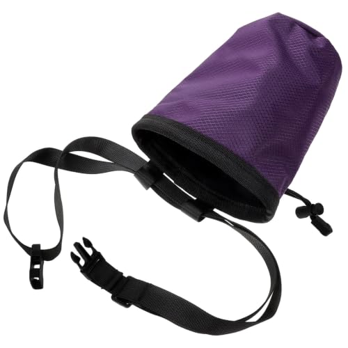 KALLORY Large Capacity Chalk Powder Bag for Rock Climbing and Bouldering Outdoor Climbing Powder Bag with Ergonomic Design and Oxford Cloth Material