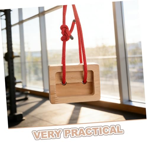 Mikikit 2pcs Wooden Climbing Hangboard Fingerboard Set, Portable Rock Climbing Training Aid for Grip Strength and Forearm Exercise, Compact Finger Trainer for Indoor and Outdoor Bouldering