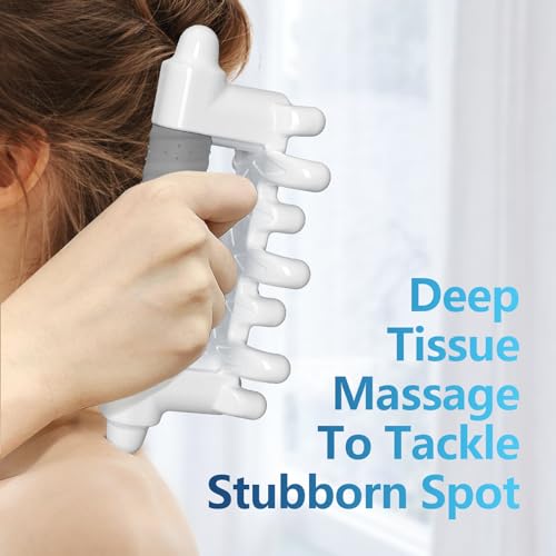 Fascia Massage Tool Blaster for Cellulite,Handheld Myofascial Release Tool for Deep Tissue Massage,Trigger Point Massage Tool for Manual Massage of Neck & Back - color: Grey