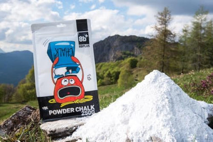 8BPLUS Chalk for Climbing, Bouldering - Premium Quality - No Fillers or Drying Agents - style: 250G Powder