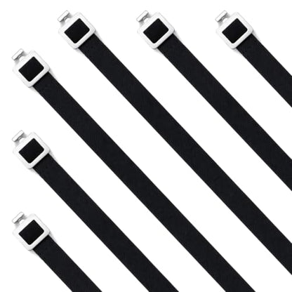 6 Pcs Football Shoulder Pad Straps with T Hook Replacement Elastic Shoulder Belt Straps for Youth Adult Football Pads